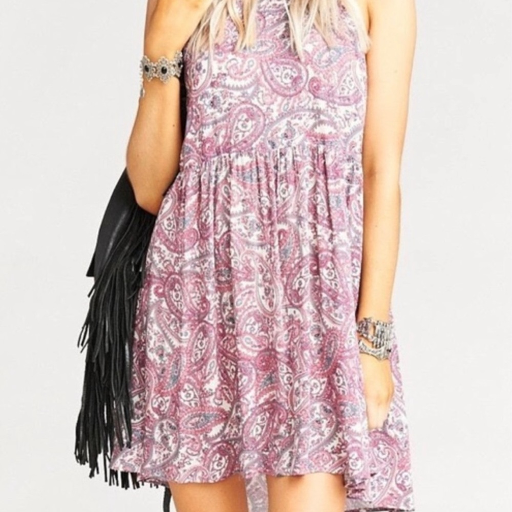 Show Me Your Mumu Paisley halter dress
